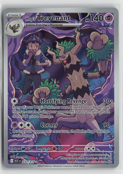 Hop's Trevenant - Illustration Rare Holo ASC 237/217 NM