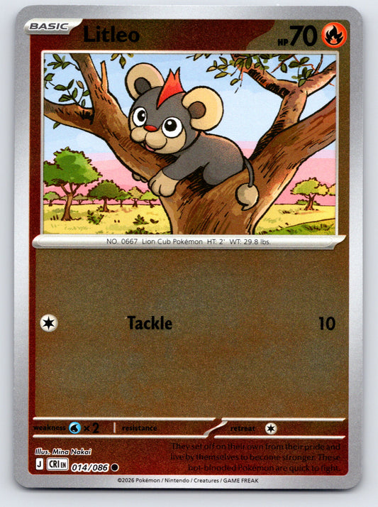 Litleo Common Reverse Holo CRI 014/086 NM