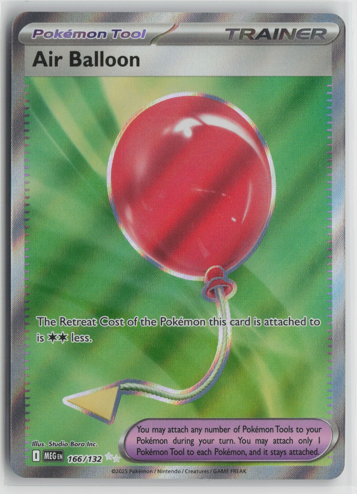 Air Balloon Ultra Rare Holo MEG 166/132 NM