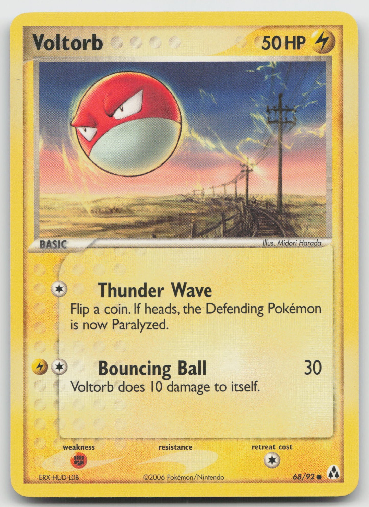 Voltorb Common Legend Maker 68/92 LP