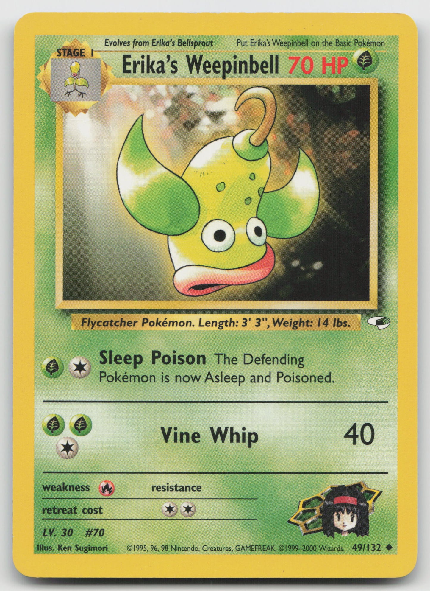 Erika's Weepinbell (49) Uncommon Unlimited G1 049/132 LP