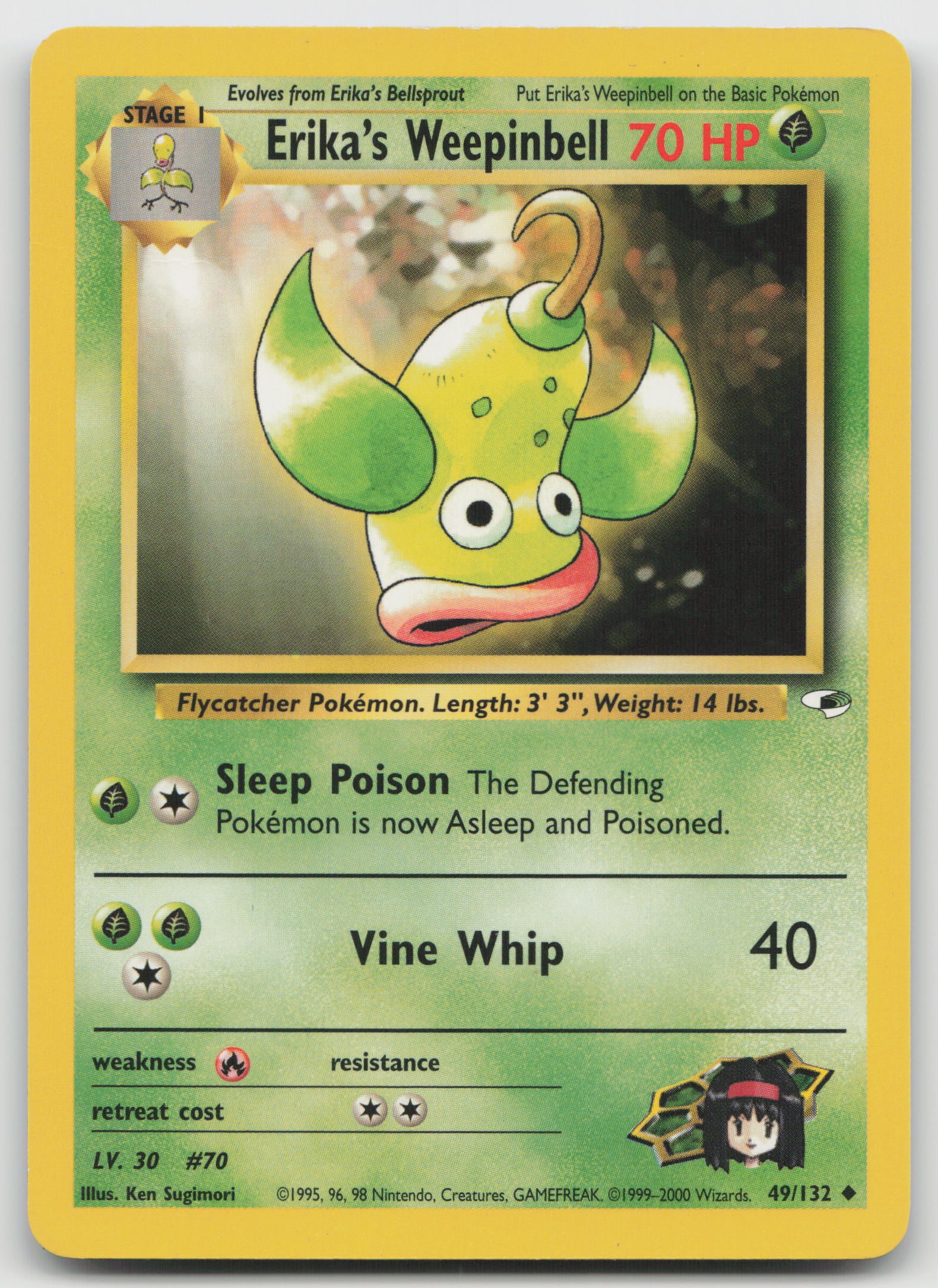 Erika's Weepinbell (49) Uncommon Unlimited G1 049/132 LP