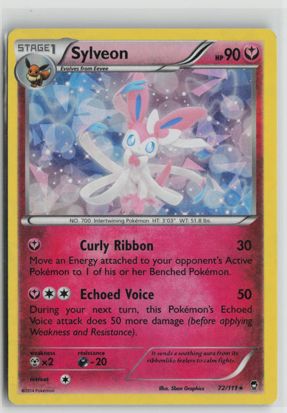 Sylveon - 72/111 (XY Furious Fists) Holo Rare Holo PR 072/111 HP