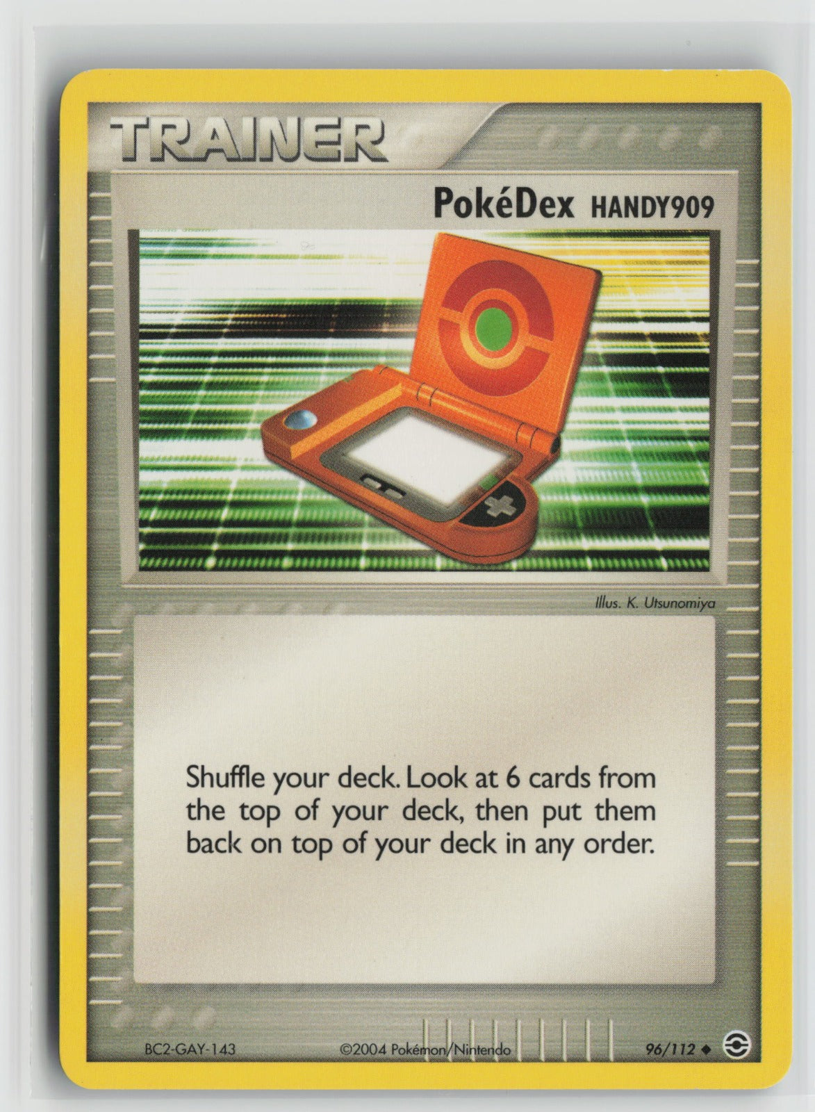 PokeDex HANDY909 Uncommon RG 96/112 NM
