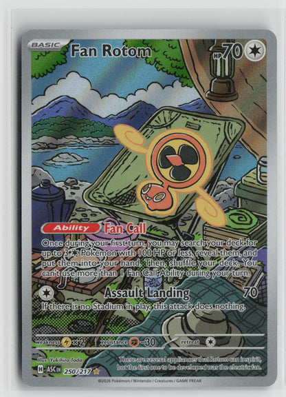 Fan Rotom - Illustration Rare Holo ASC 250/217 NM