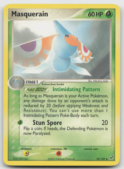 Masquerain Uncommon Deoxys 39/107 LP