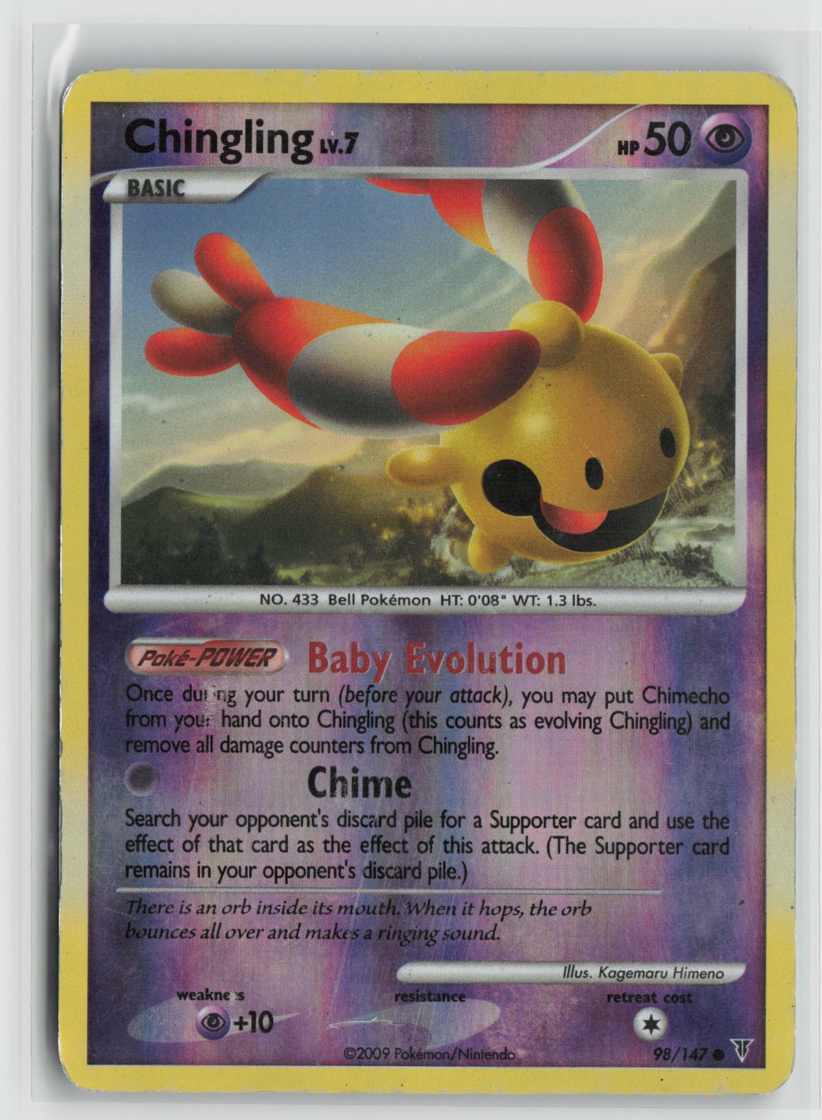 Chingling Common Reverse Holo SV 98 DMG