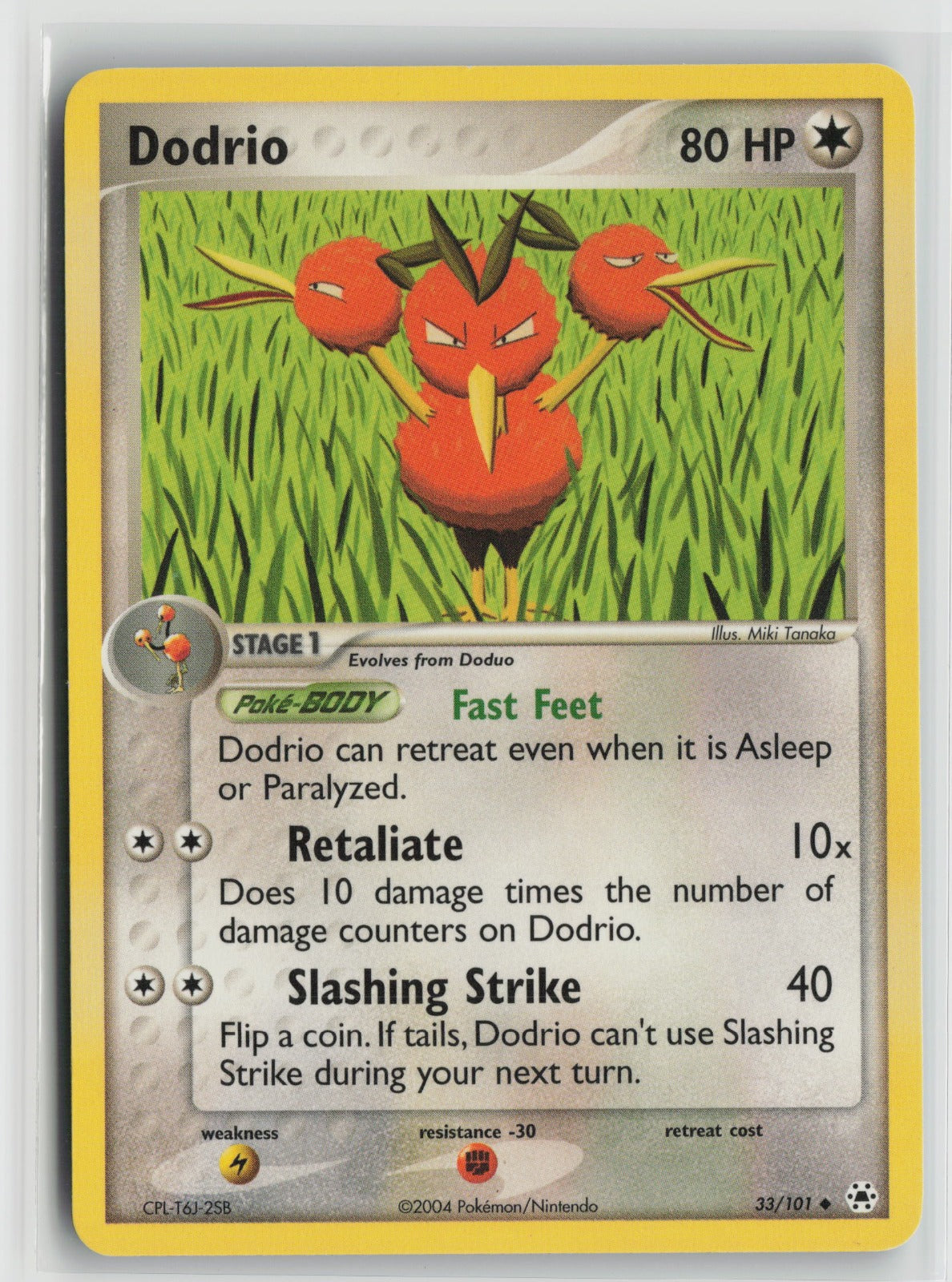 Dodrio Uncommon HL 33/101 NM