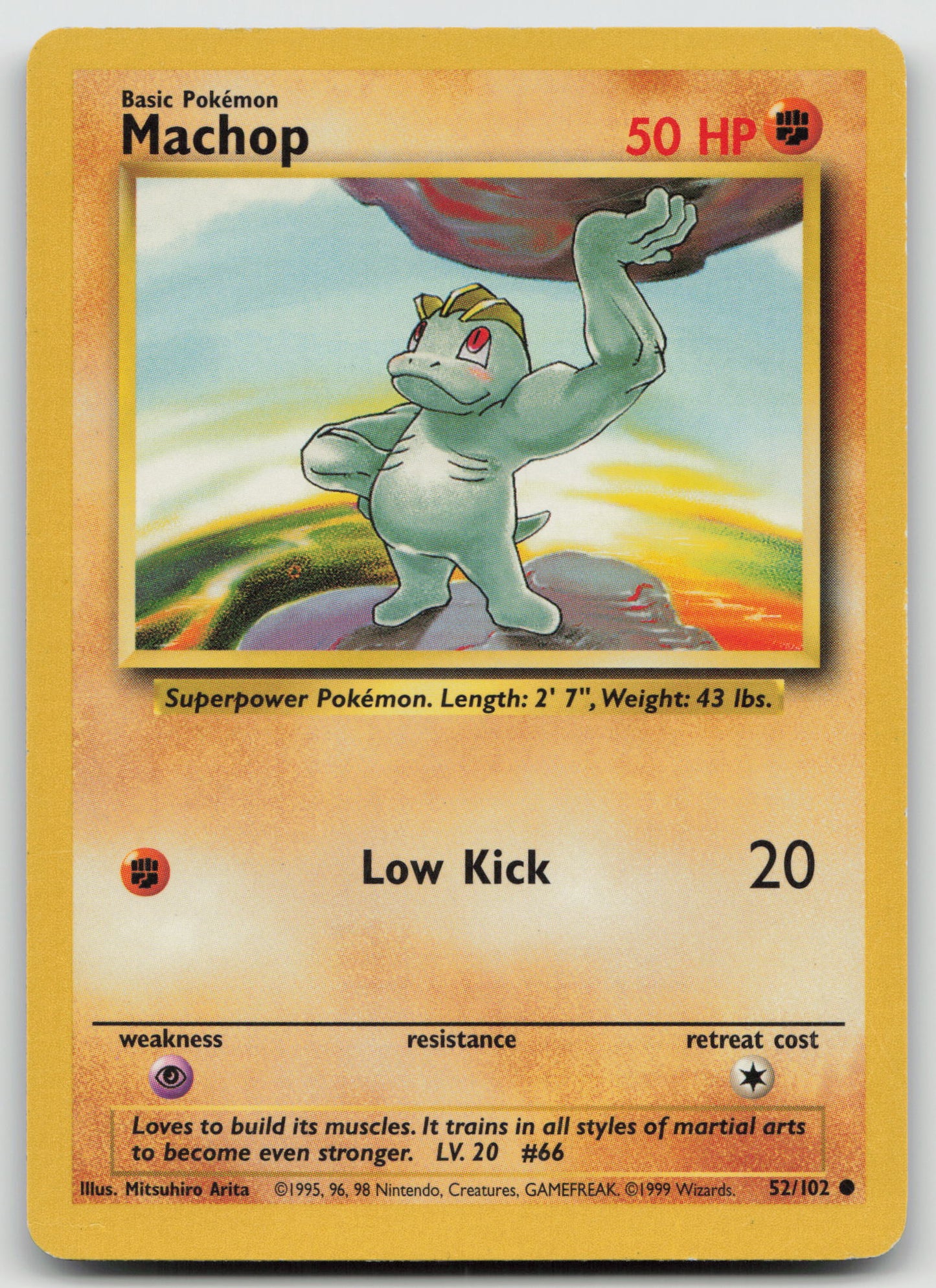 Machop Common Normal BS 052/102 HP