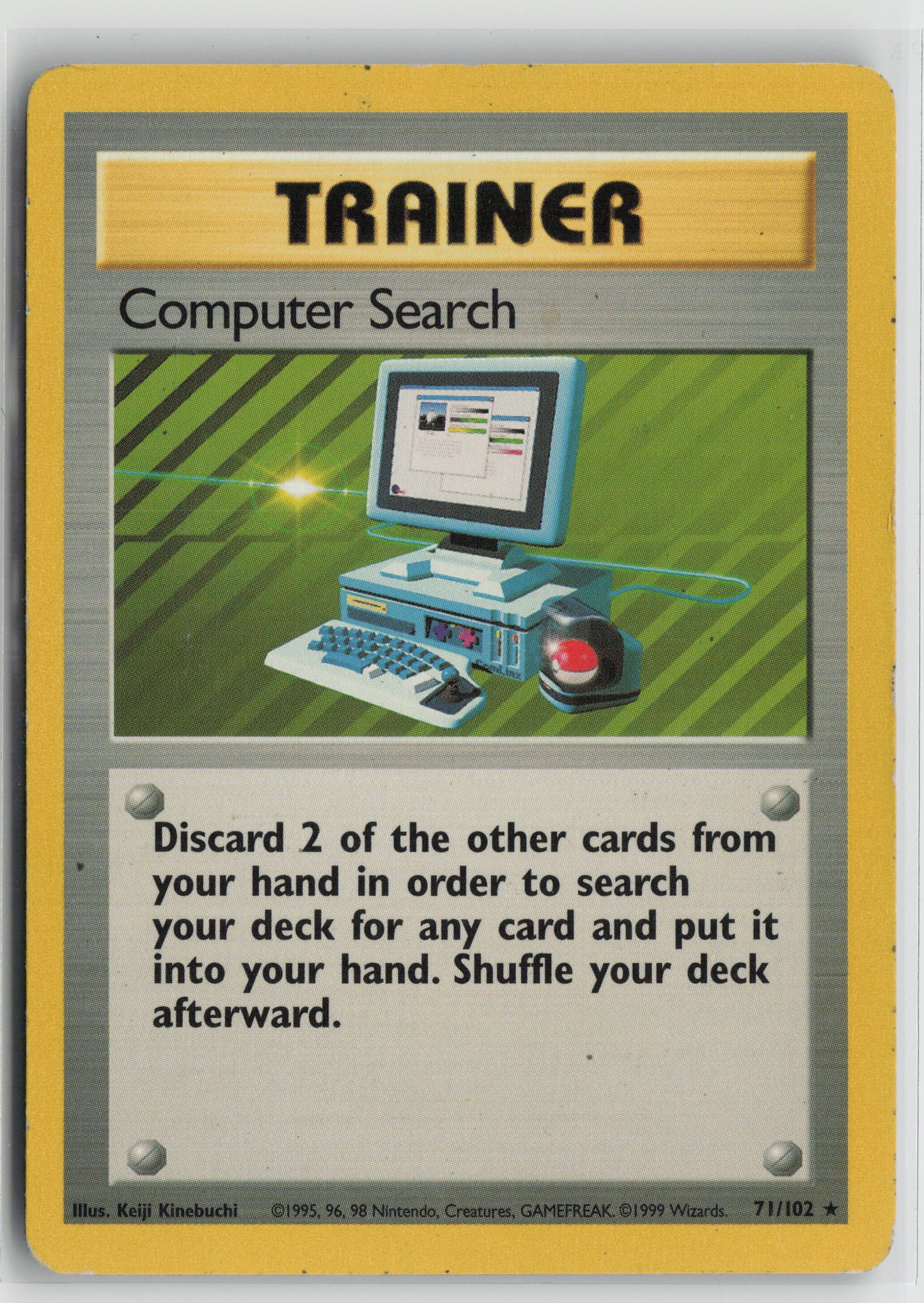 Computer Search Rare Base Set 071/102 MP