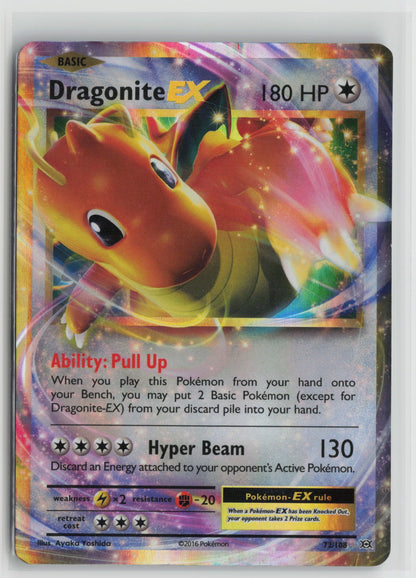 Dragonite EX Ultra Rare Holo EVO 72/108 HP