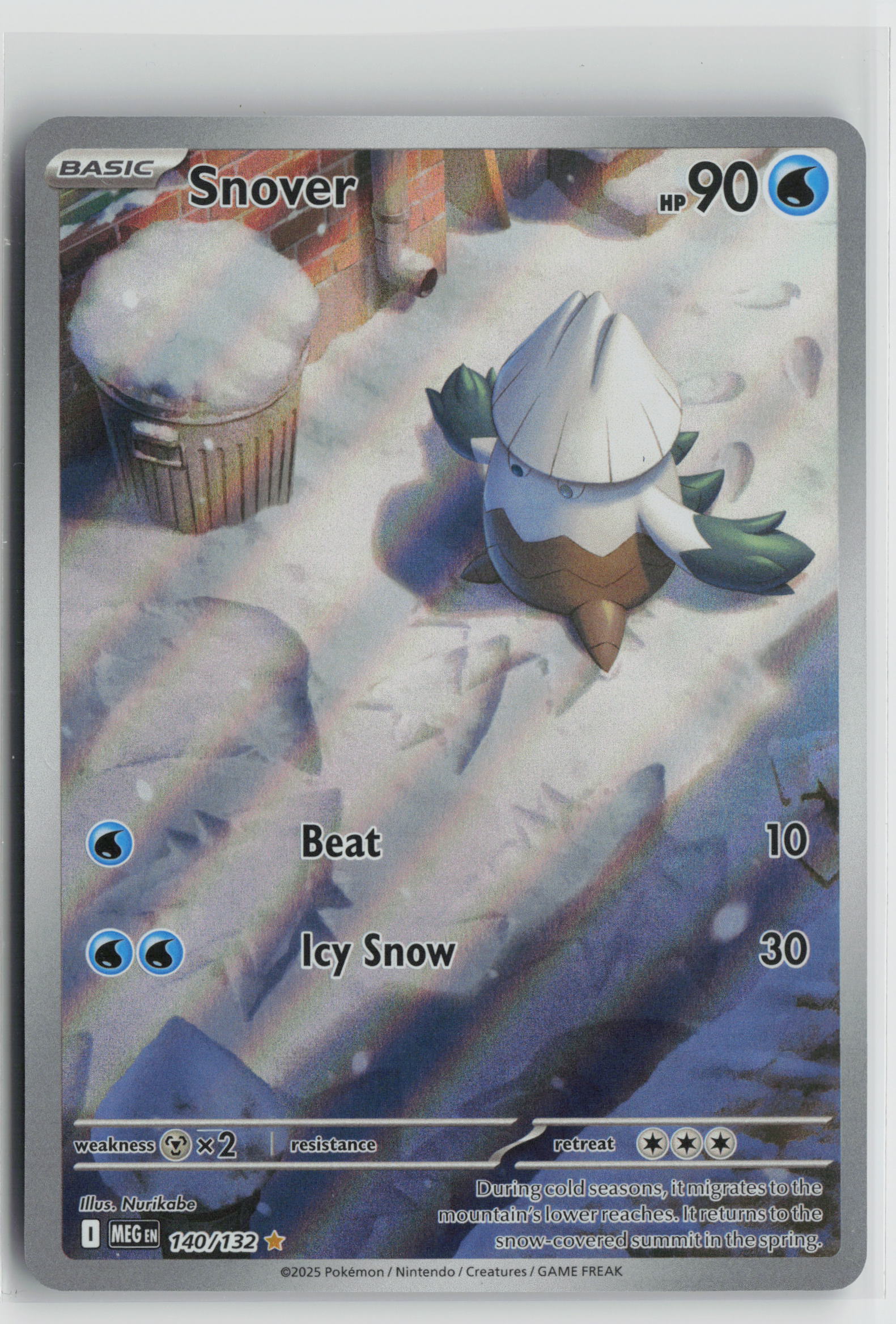 Snover - Illustration Rare ME01: Mega Evolution 140/132 NM