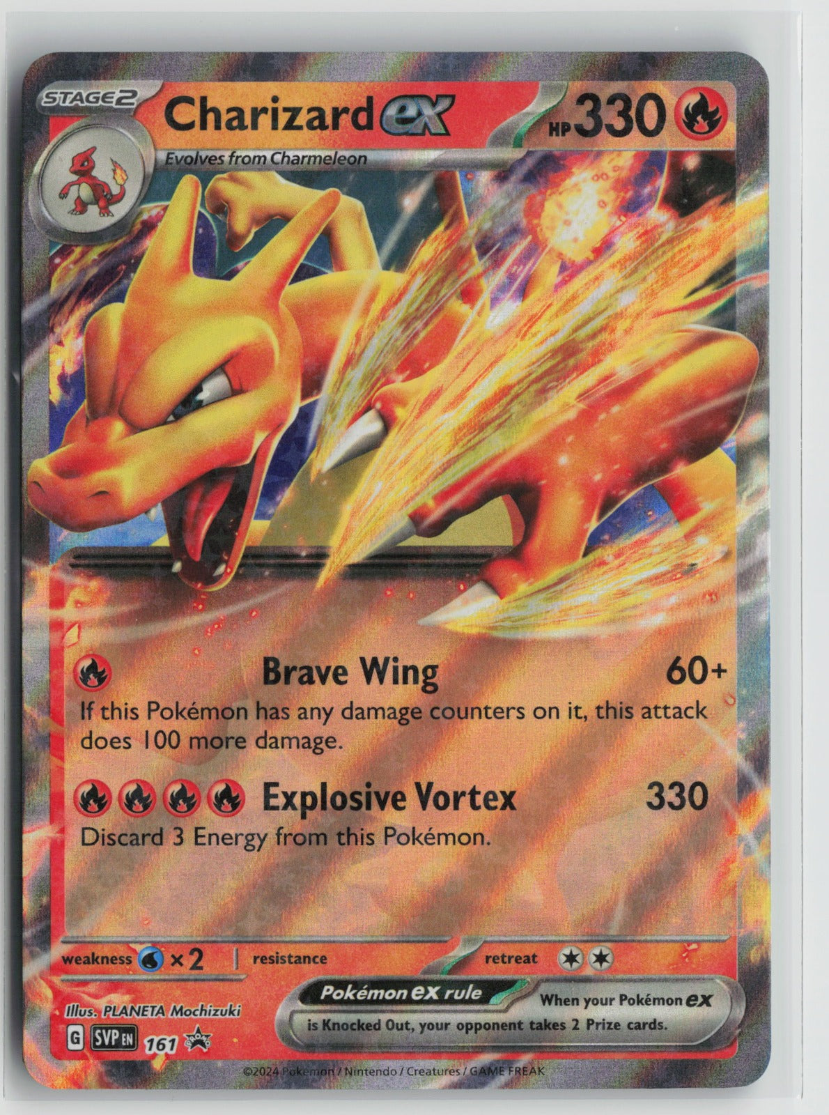 Charizard ex - Promo Holo SVP 161 NM