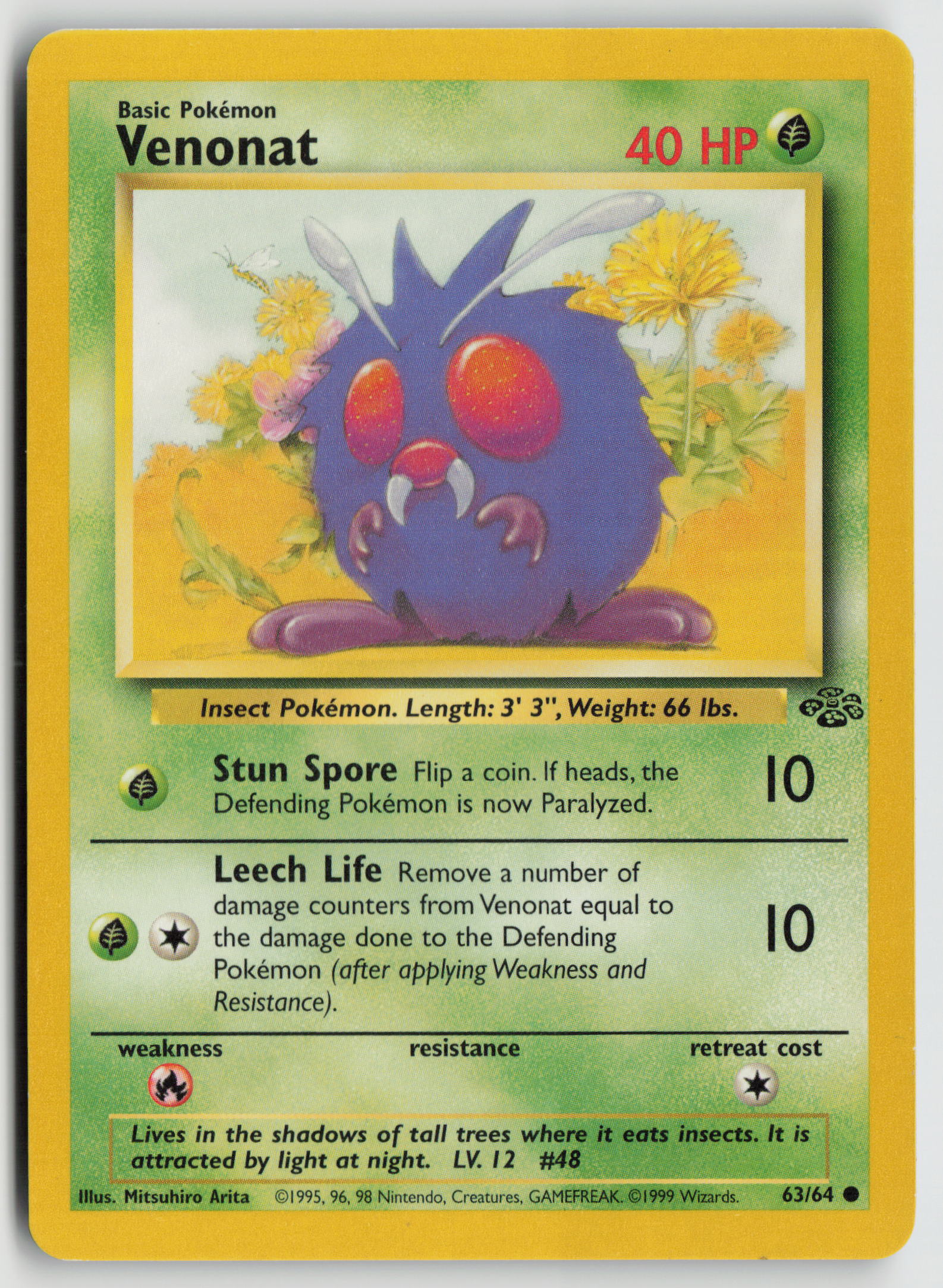 Venonat Common Jungle 63/64 MP