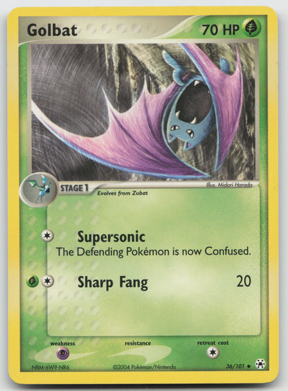 Golbat Uncommon Hidden Legends 36/101 LP