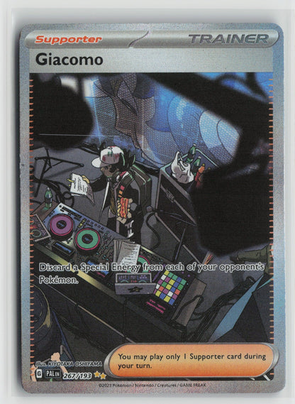Giacomo - Special Illustration Rare Holo PAL 267/193 NM
