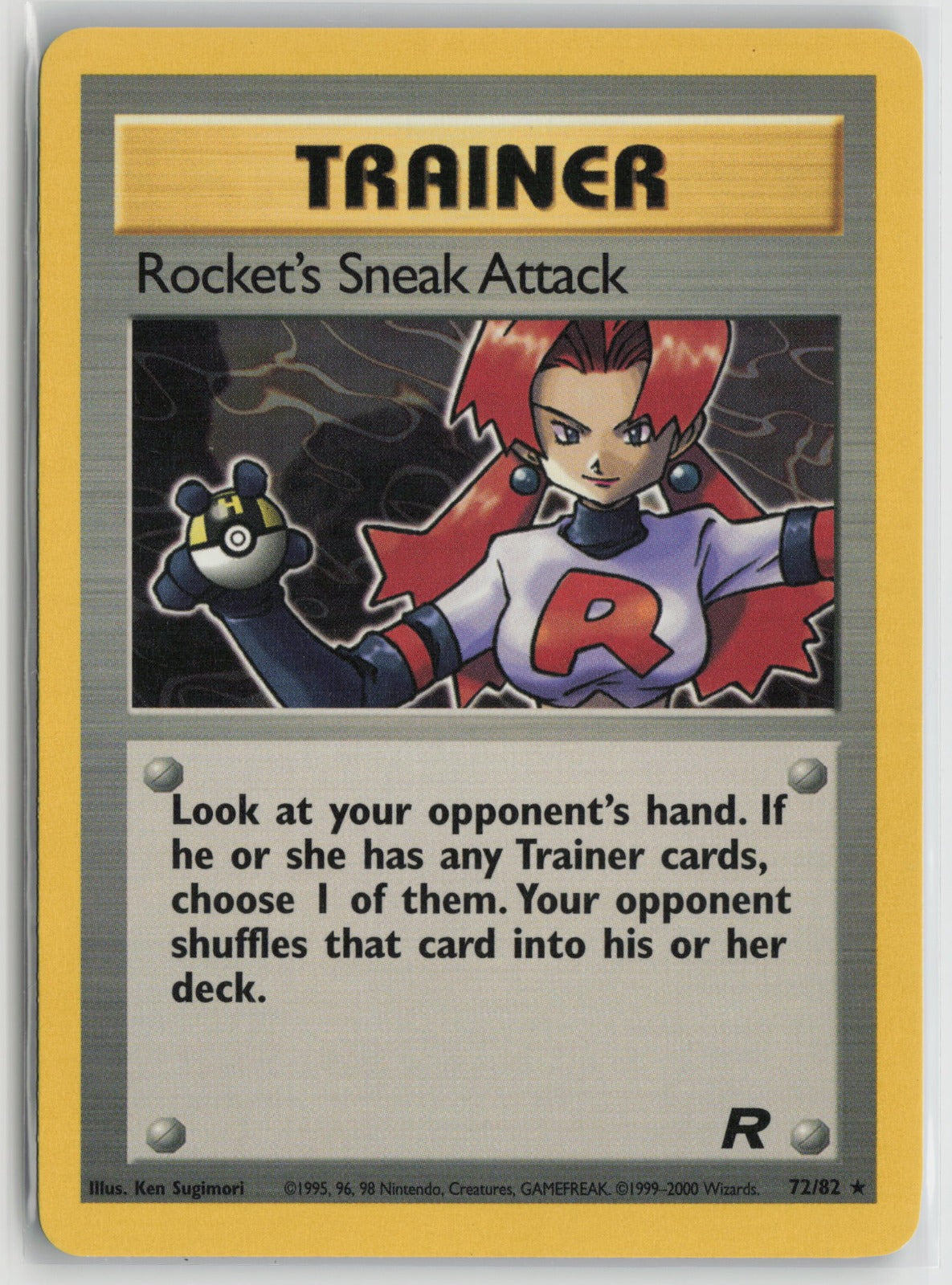 Rocket's Sneak Attack (72) Rare Unlimited TR 72/82 NM