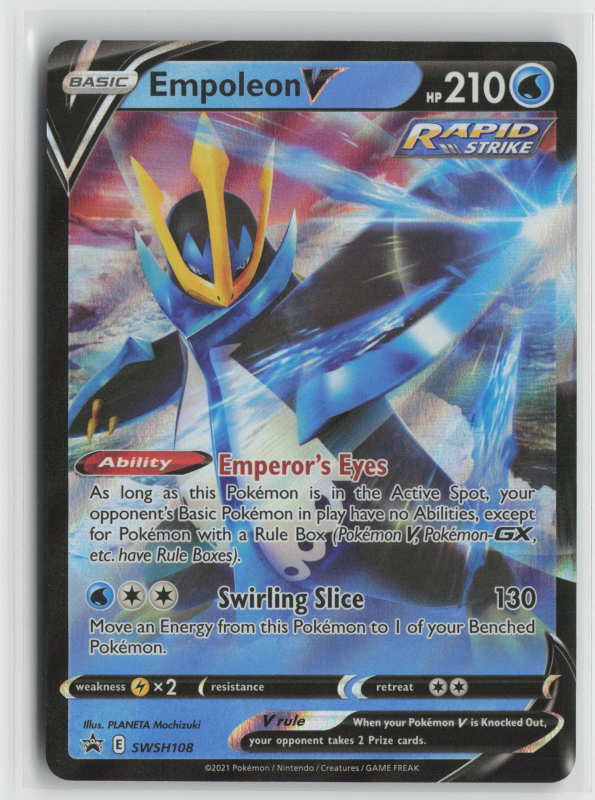 Empoleon V - Promo Holo SWSD SWSH108 NM