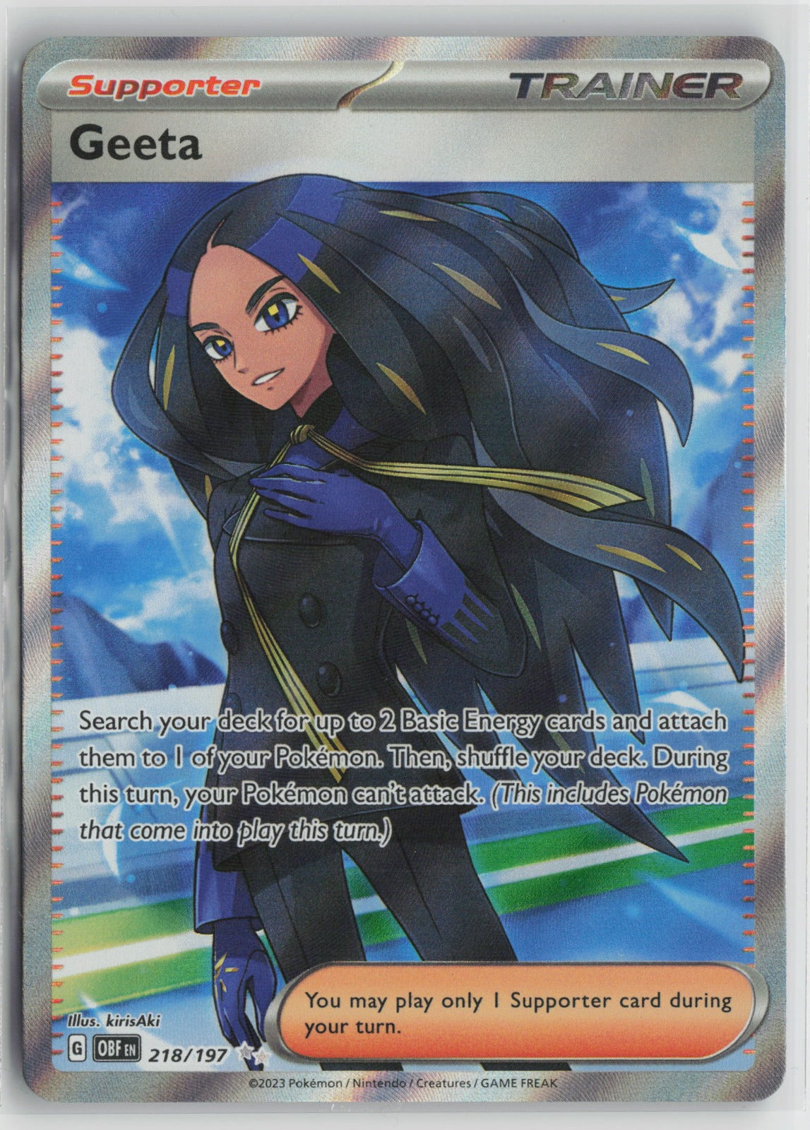 Geeta - Ultra Rare Holo OBF 218/197 NM