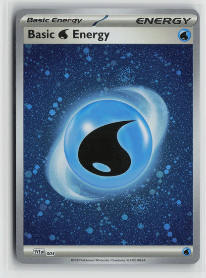 Basic Water Energy (Cosmos Holo) - 2 Swirls Common Holo SVE 003 NM