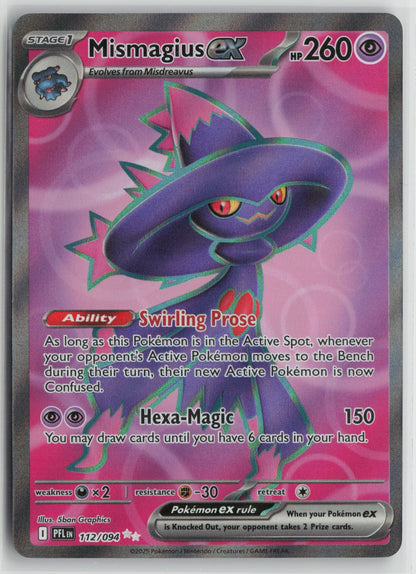 Mismagius ex Ultra Rare Holo PFL 112/094 NM