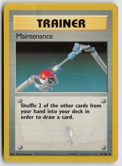 Maintenance Uncommon Base Set 083/102 DMG