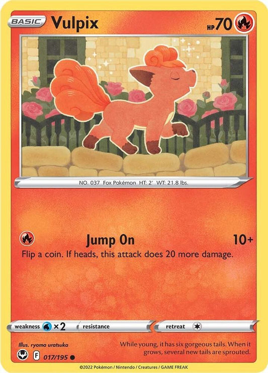 Vulpix Common SWSH12 017/195 NM