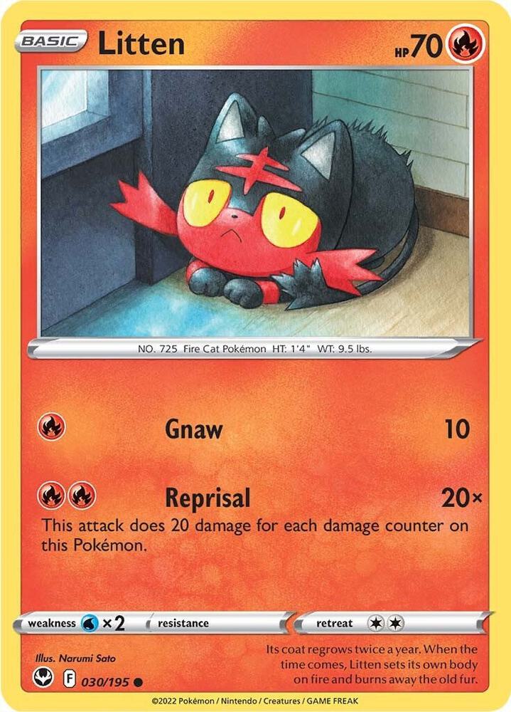 Litten Common SWSH12 030/195 NM