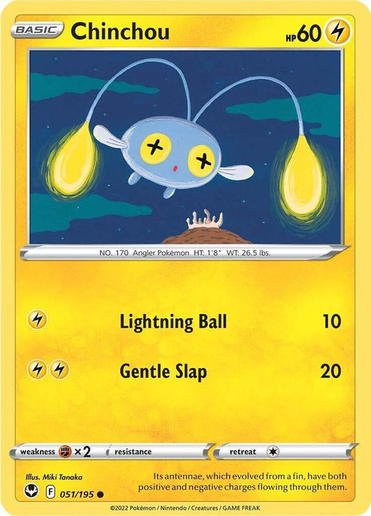 Chinchou Common SWSH12 051/195 NM