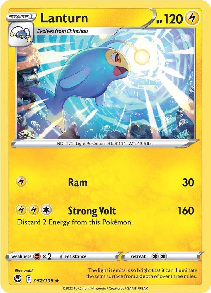 Lanturn Uncommon SWSH12 052/195 NM