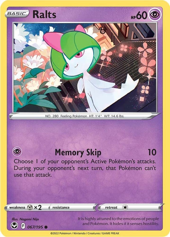 Ralts Common SWSH12 067/195 NM