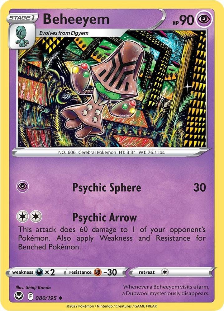Beheeyem Uncommon SWSH12 080/195 NM