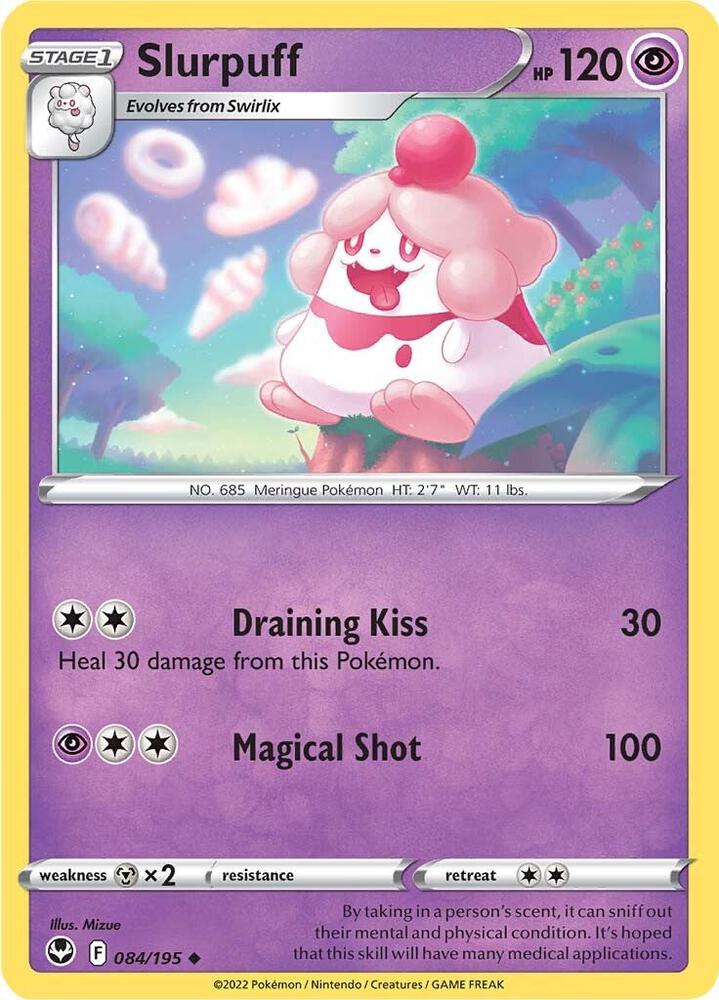 Slurpuff Uncommon Reverse Holo SWSH12 084/195 NM