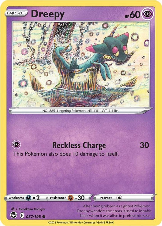 Dreepy Common Reverse Holo SWSH12 087/195 NM