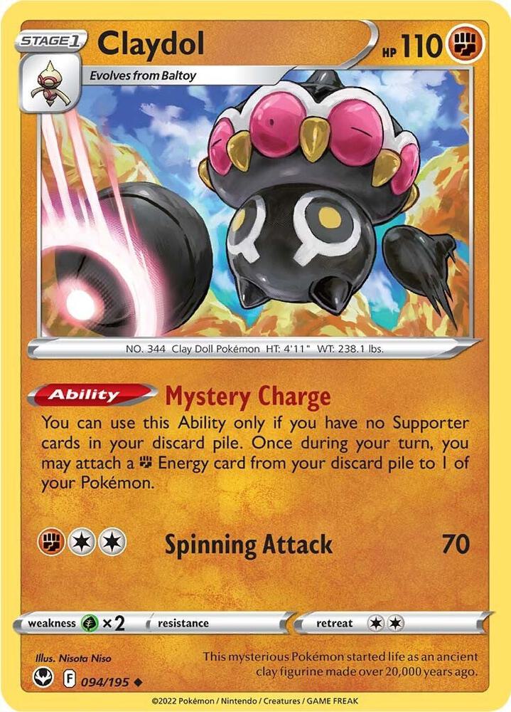 Claydol Uncommon SWSH12 094/195 NM