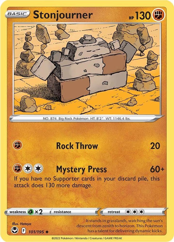 Stonjourner Uncommon Reverse Holo SWSH12 101/195 NM