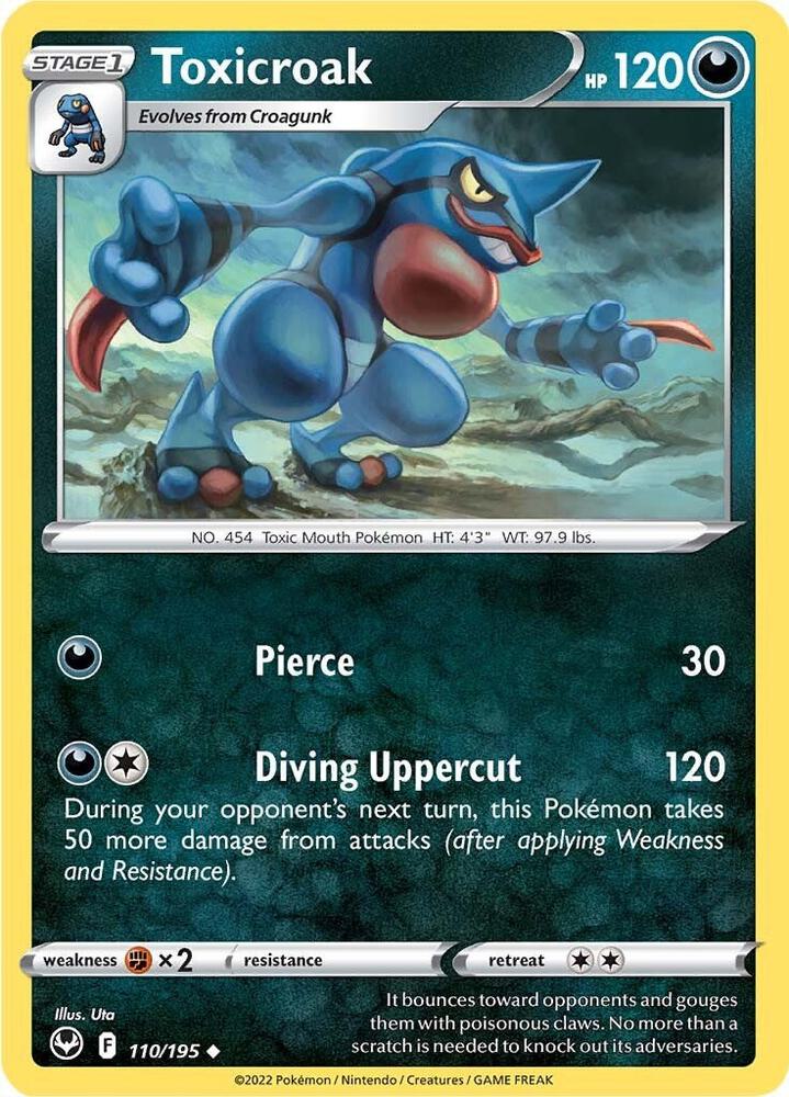 Toxicroak Uncommon SWSH12 110/195 NM
