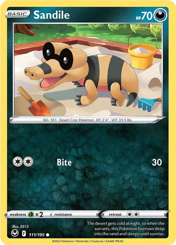 Sandile Common Reverse Holo SWSH12 111/195 NM