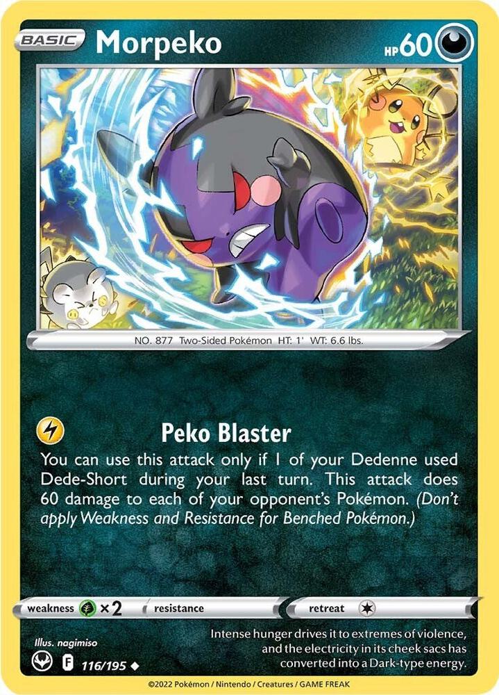 Morpeko Uncommon SWSH12 116/195 NM