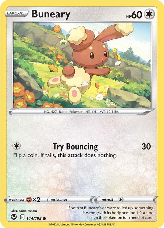 Buneary Common Reverse Holo SWSH12 144/195 NM