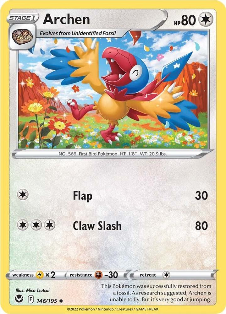 Archen Uncommon SWSH12 146/195 NM