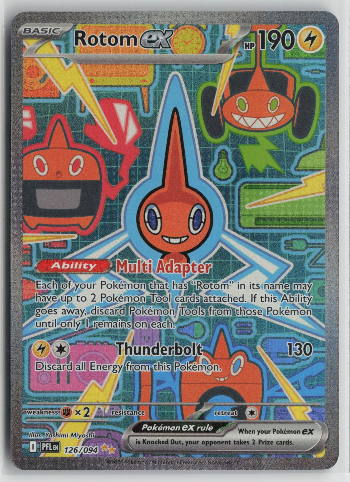 Rotom ex Special Illustration Rare Holo PFL 126/094 NM