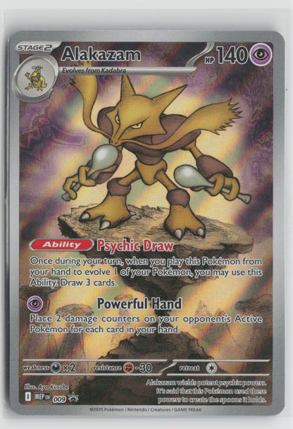 Alakazam Promo Holo MEP 009 NM
