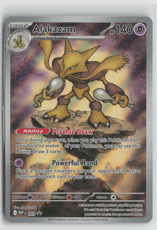 Alakazam Promo Holo MEP 009 NM