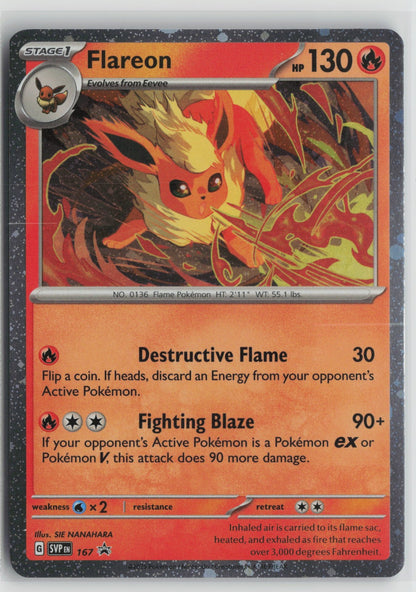 Flareon - (Cosmos Holo) Promo Holo SVP 167 NM- C