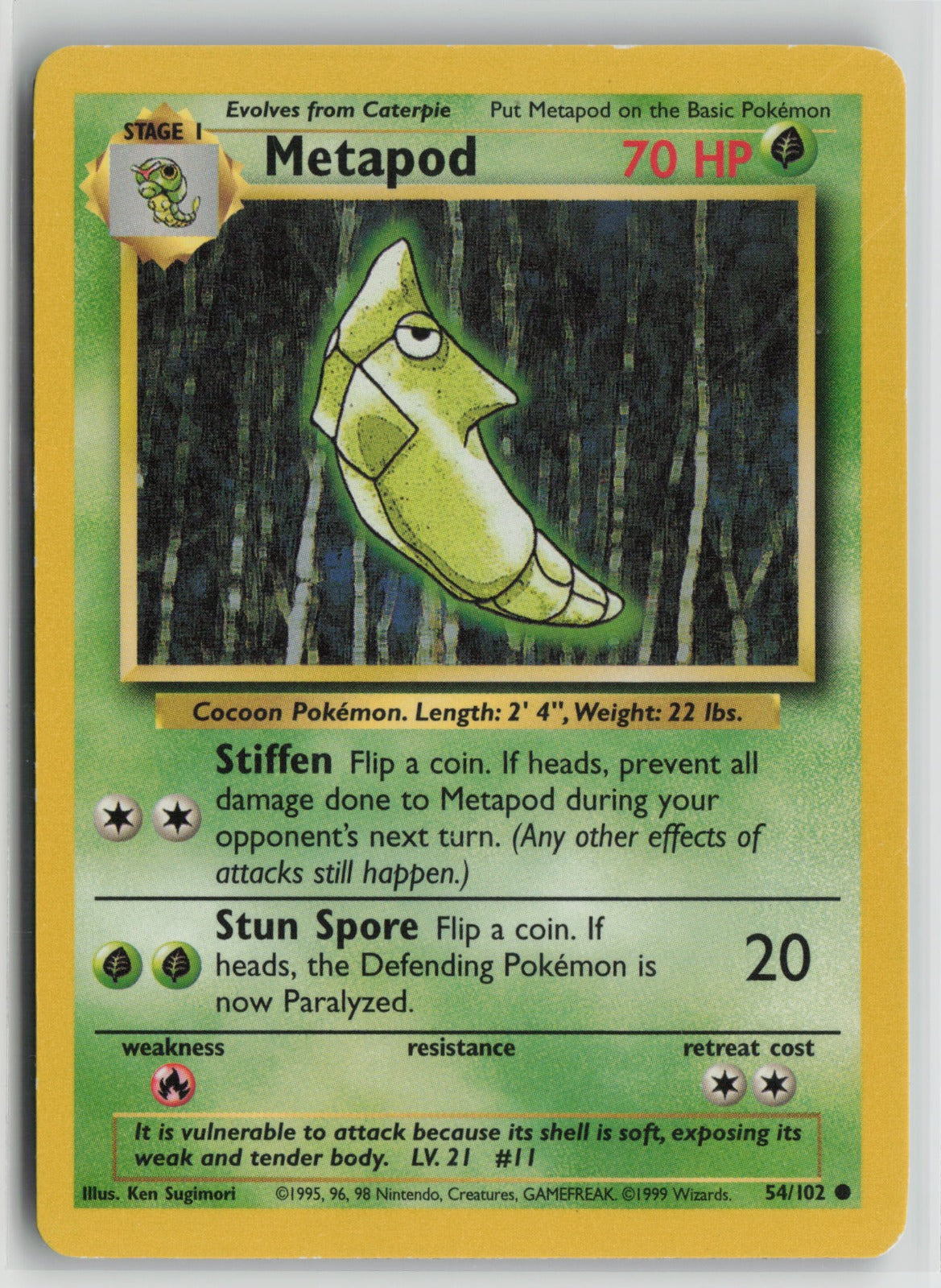 Metapod Common BS 054/102 MP