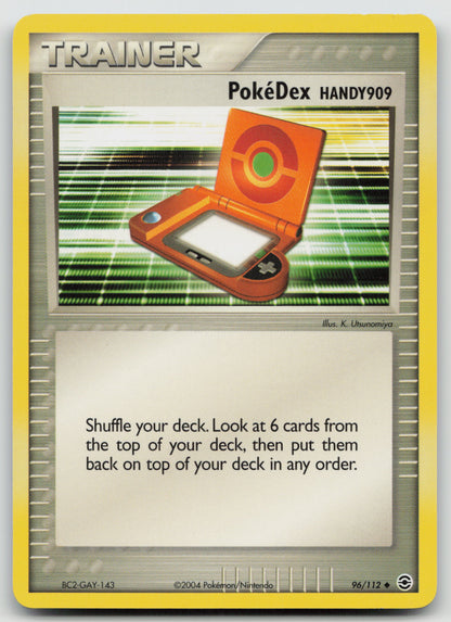 PokeDex (HANDY909) Uncommon Normal RG 96/112 NM