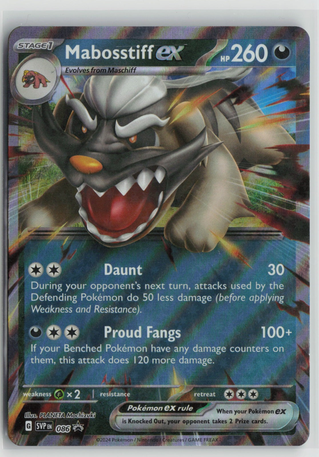 Mabosstiff ex Promo Holo SVP 086 NM