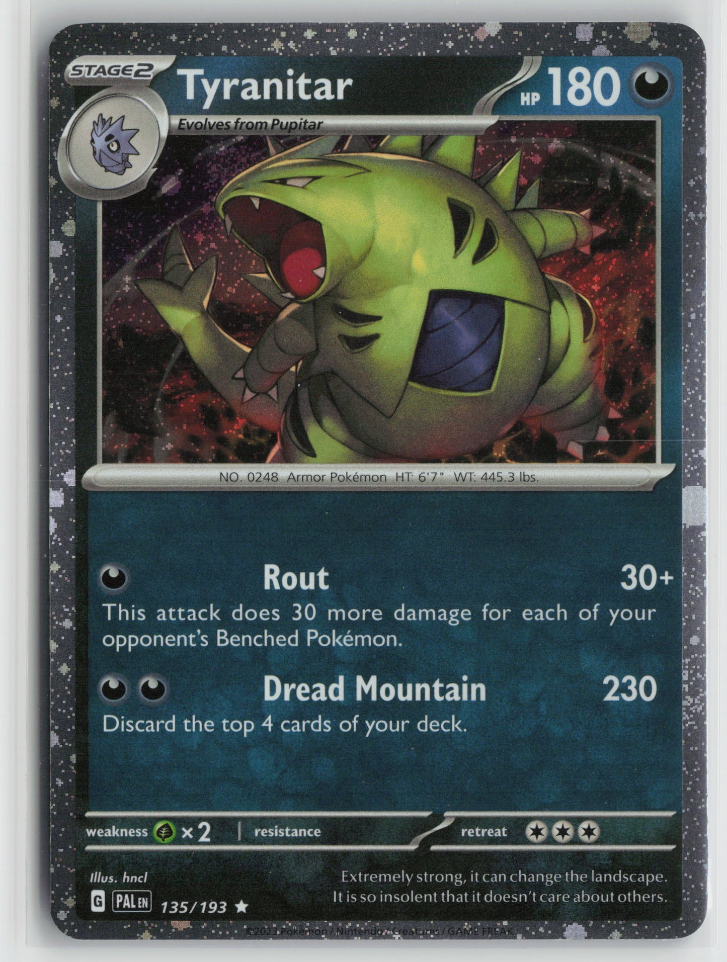 Tyranitar - (Cosmo Foil) Promo Holo MCAP 135/193 NM