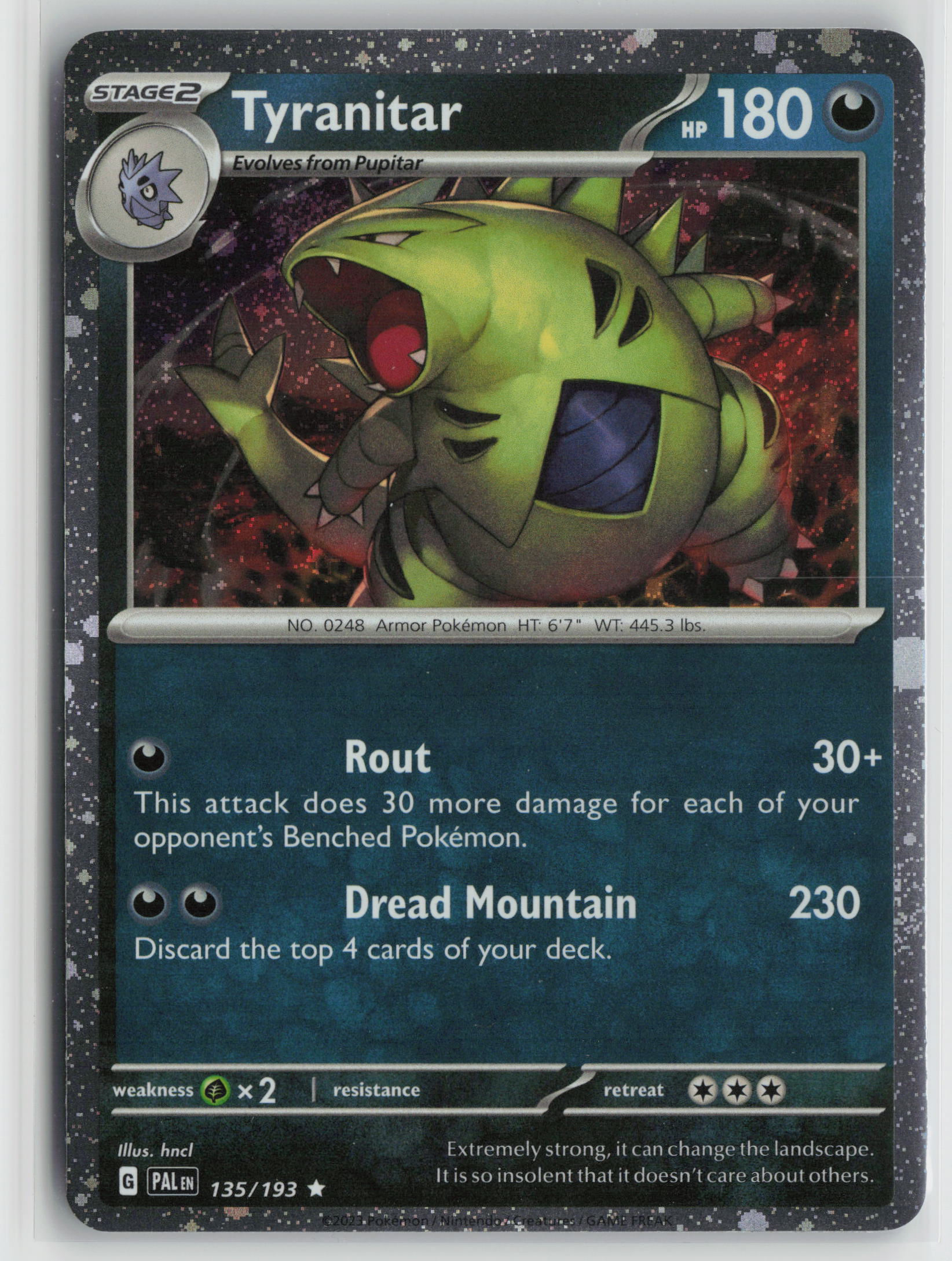 Tyranitar - (Cosmo Foil) Promo Holo MCAP 135/193 NM